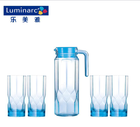 乐美雅凝彩八角钻石水具5件套